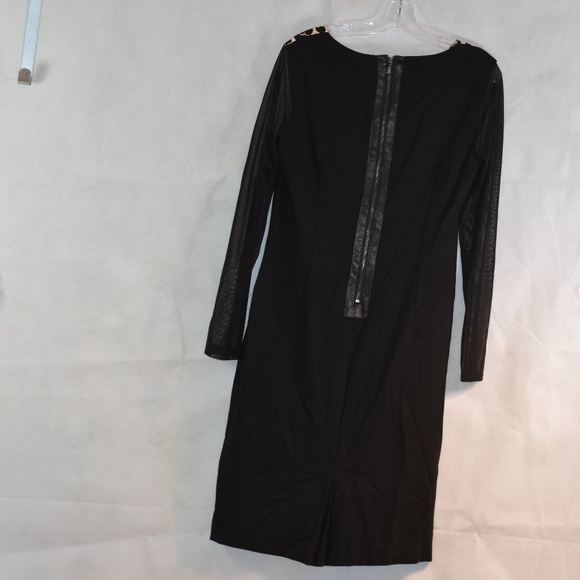 Ann Klein Leopard Print Dress Zipper Back SZ 14 - Picture 7 of 7